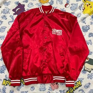 Daytona Race Week Red Bomber Jacket